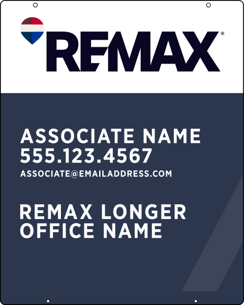 Hanging Associate Name Sign Panel, 30h x 24w, 3mm Aluminum Composite